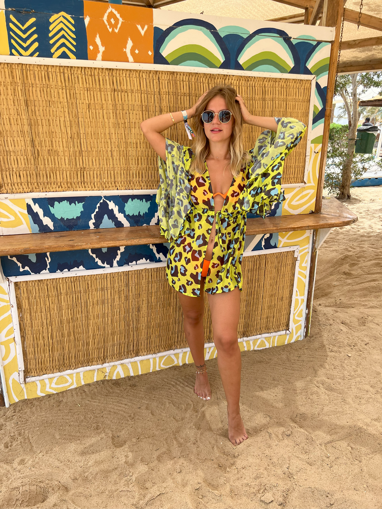 Butterfly coverup Chiffon Free size
