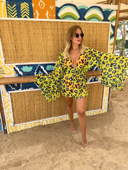 Butterfly coverup  Chiffon Free size
