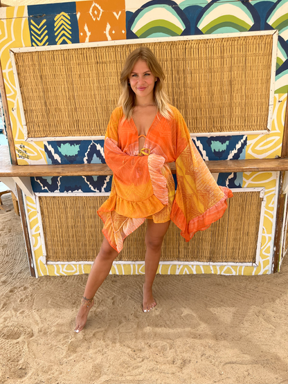 Butterfly coverup  Chiffon Free size